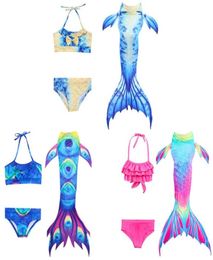 Kids Swimsuit Bikini Girls Tail Swim Suit Child039s Wear Split Clothing Swimwear9175828