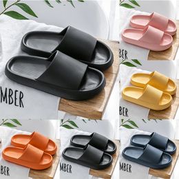 Slippers for men women Solid color hots low soft blacks whites Pink Multi walking mens womens shoes trainers GAI TR