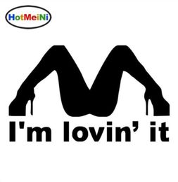 Whole Car Stylings I039m Lovin It Spread Legs Vinyl Car Sticker Funny Girl Stripper And Decals97689714410844