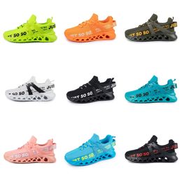 men women running shoes breathable GAI trainer black white volt green yellow red soft pink oreo jade mens sports sneakers jun41