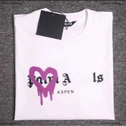 Mens t Shirts 2024 Summer Angels Shir Graffii Ciy Angeles Designer Limied Inkje Leer Womens Angles High-quality 796