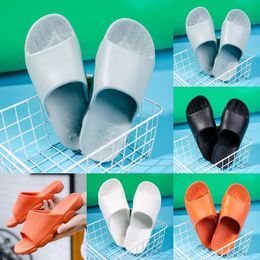 style03 Slippers leather British black white brown green yellow red Slides fashion outdoor comfortable breathable sports shoes Sandals 38-45