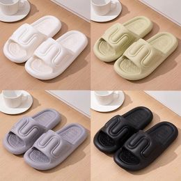 Slippers for men women Solid Colour hots low soft blacks white light grey Multi walking mens womens shoes trainers GAI