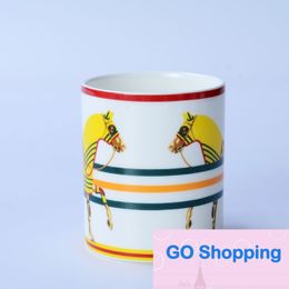 Classic Bone China Mug Printed Logo Creative Gift Office Home Morning Tea Cups