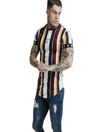 Spain Man T Shirt Sik Silk Brand Clothing Hip Hop Sik TShirt Fashion Casual Tees Tops Tshirt Siksilk T Shirt Men M2XL3386169