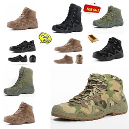 Bocots New mden's boots Army tactical military combat boots Outdoor hiking boots Winter desert boots Motorcycle boots Zapatos Hombrese GAI