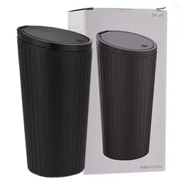Interior Accessories 1pcs Car Trash Rubbish Bin With Lid Door Garbage Can Small Dust Plastic