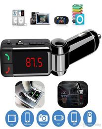 Car Bluetooth 5.0 FM Transmitter Kit MP3 Modulator Player Wireless Handsfree o Receiver Dual USB Fast Charger 3.1A3904400