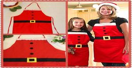 2018 Christmas Mrs Claus Kitchen Baking Crafting Apron for Holidays Decorat Chef Apron Adult Perfect Hostess Gift Stocking Stuffe1990516