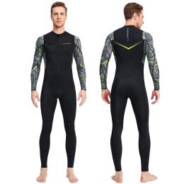 Swimwear Surf Scuba Diving Suit Wetsuit Long Sleeve One Pieces Cold Proof Snorkelling Surfing Swimsuit Front Zipper Breathable Men Wetsuit