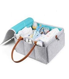 Baby Practical Large Capacity Felt Travel And Home Detachable Cleaning Diaper Storage Bag Durable Pouches Easy To Carry Foldable7755369