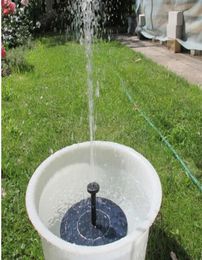 Watering Equipments Solar Powered 3 Different Spray Heads Water Pump Set Garden Fountain Pond Kit Waterfalls Water Display NB03774531505