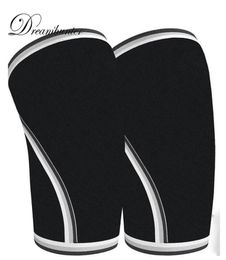 1 pc Rubber sports knee pads Diving Material Weight rodilleras Protective Guard Gear 7mm Thicker Compression Outdoor Sports 20182831590