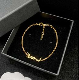 Original designer Girlsl women letter bracelets elegant Love 18K Gold Bangles Y engrave bracelet Fashion Jewellery Lady Party77pp