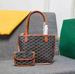 2024 Mode Luxurys Designer Einkaufstasche Damen Herren Geldbörsen Großhandel Mini CrossBody Doppelseitige Einkaufstaschen Handtasche Pochette Hobo Leder Umhängetaschen