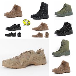 Boots New men's boots Arzmy tactical military combat boots Outdoor hiking boots Winter desert boots Motorcycle boots Zapatos Hombre GAI