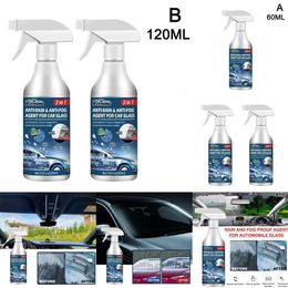 New 60/120Ml Car Glass Waterproof Coating Agent, Auto Fog Anti Repellent Spray Nano Rain Remover For Windows, Windshields