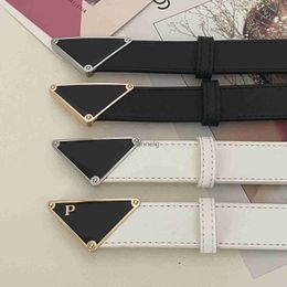 Belts Designer Belts Man Letter 3.0cm Geometric Inverted Triangle Metal Pin In All Seasons 240305
