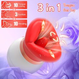 Powerful Swing Sucking Vibrator Women Tongue Licking Clitoris Sucker Female Oral Nipple Stimulator Sex Toys for Adults Goods