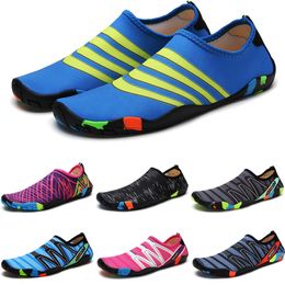 2024 Water Shoes Water Shoes Women Men Slip On Beach Wading Barefoot Quick Dry Swimming Shoes Breathable Light Sport Sneakers Unisex 35-46 GAI-34