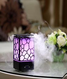 200ML Air Humidifier Mist Maker Aroma Essential Oil Diffuser Water Cube Humidifier Ultrasonic Colorful Night Light Office Home9491905