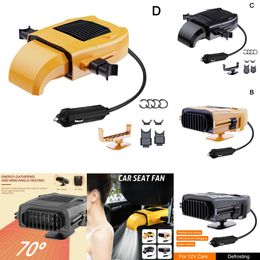 New Portable 360 Degree Rotation Heater Windshield Interior Electric Defrost Cooling Demister Accessories Car K8w6