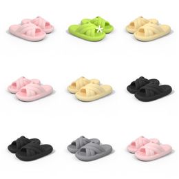 Shipping Product Summer New Free Slippers Designer For Women Green White Black Pink Grey Slipper Sandals Fashion-033 Womens Flat Slides GAI Outdoor Shoes 24813 s