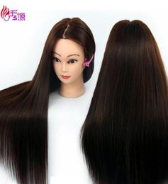 Mannequin Head With Hair Training Hairdressing Doll Mannequins Human Heads Training Female Wig Dummy Head With Synthetic Hair546036679421