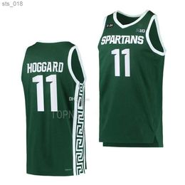 Basketball Jerseys TYSON WALKER Michigan 2023-24 State Spartans Jersey Joey Hauser Hoggard Jaden 3 Akins Malik 25hall Mady Sissoko PierreH2435