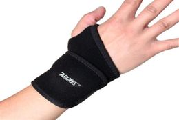 Black Adjustable Wristband Steel Wrist Brace Wrist Support Splint Fractures Carpal Tunnel Sport Sprain Wristbands6104701