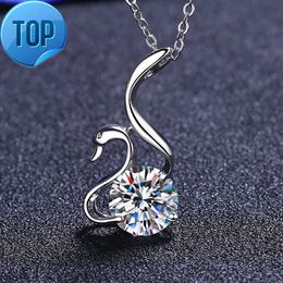 Hot Sales Moissanite Chain Pendant Womens Mens Jewellery Gift Necklace 925 Sterling Silver Butterfly Moissanite Necklaces