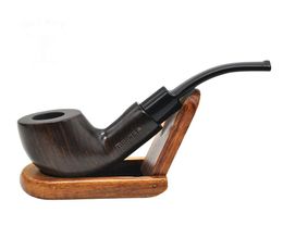 Smoking Pipe Tobacco Wooden Pipe with 7 Kinds smoking accessories Cleaning Rob Metal Screen Smoke Philtre Tips Plastic Pipes Stand6794987