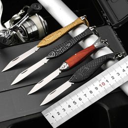 Open Box Camping Anglers, Portable Multifunctional Folding Knife For Outdoor Survival In The Wilderness, Preventing Height And Hardness 753693