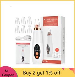 Electric Blackhead Remover Vacuum Pore Cleaner Nose Black Spots Extractor Cleanser Tool Skin Care Facial Pore Cleaner Machine225y3060765