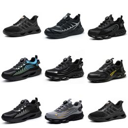 Running shoes GAI five Men Women triple black white dark blue Mesh breathable platform Shoes sport sneaker
