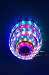 5m SK6812 Pixels Flexible LED Strip Light White PCB Waterproof Smart IC 5050 RGB SMD Digital Full Colour DC5V4539374