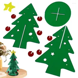 Christmas Decorations Tabletop Tree Winter Self Install Artificial Decorative AccessoryWinter Snow Ornament Crafting Aceessory