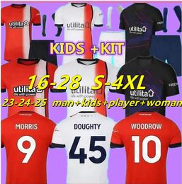 23 24 25 LutonS Town Soccer Jerseys BRADLEY WOODROW 2023 2024 Burke Hartson Billy Bingham Curtis ADEBAYO Lansbury Donaghy Berry Mick Home Away Third Jersey Top 4XL