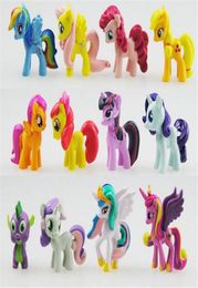 12pcsset Unicorn Horse Model Action FigureS Toys Earth for Children Toys Gifts1686892
