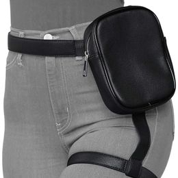 Fashion Trendy Stylish Women Waist Leg Belt Leather Cool Girl Bag Fanny Pack for Outdoor Hiking Motorcycle 240223