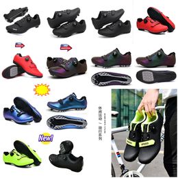 Cycling Shoes Men Sports Dirt Road Bike Shoes Flat Speed Cycling Sneakers Flats Mountain Bicycle Footwear unisex boys redd blue greenn scooer running raci GAI