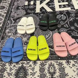 53% OFF Sports shoes 2024 family letter men and women at home ins lovers fashion brand Paris beach mens flat slippers