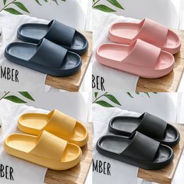2024 Slippers for men women Solid Colour hots low soft black whites Ivory Multi walking mens womens shoes trainers GAI