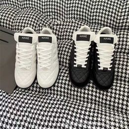 53% OFF shoes 2024 Xiaoxiangling Chequered for Women Autumn Winter New Black and White Leather Coloured Sports Ball Lace up Casual Shoes