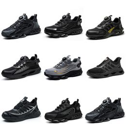 Running shoes GAI four Men Women triple black white dark blue Mesh breathable platform Shoes sport sneaker