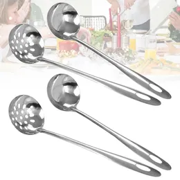 Spoons 4 Pcs Soup Ladle Stainless Steel Serving Colander Cooking Utensils M