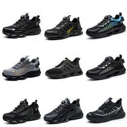 Running shoes GAI Men Women triple black white dark blue Mesh breathable platform Shoes sport sneaker