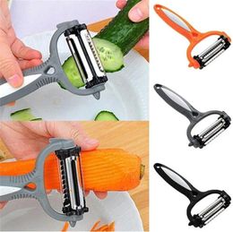 3 in 1 Peeler 360° Rotary Blade Fruit Vegetable Potato Carrot Orange Cucumber Pineapple Slicer YShaped Julienne Peeler Multifunct4306880