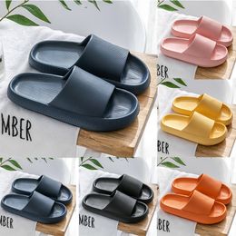 2024 Slippers for men women Solid Colour hots low soft black white Silver Multi walking mens womens shoes trainers GAI