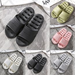 Slippers for men women Solid colors hots low soft black white Beige Multi walking mens womens shoes trainers GAI